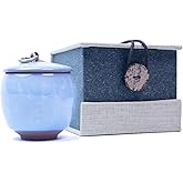 Small Ashes Urn Pet Ashes,Cremation Urns Ceramics Memorial Ashes Urn,Sealed and Moisture-Proof,Handicrafted Ceramic Coffins f