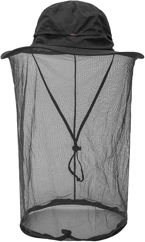 AYAMAYA Mosquito Head Net Hat, Quick Dry Bucket Sun Hat with Net Mesh for Men & Women