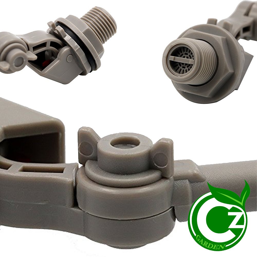PVC Mini Float Valve with Adjustable Arm • 1/4" RO Reverse Osmosis