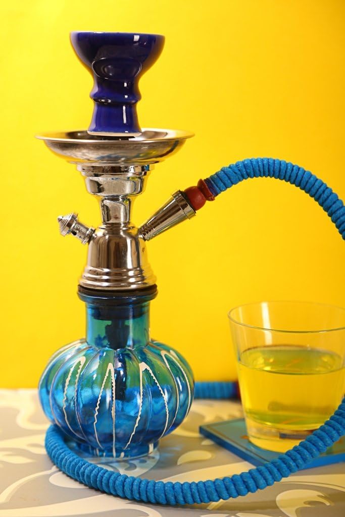 Buy Hookah Craftbell Shiny Blue 12 Inch Hookah Pot, 12 Inch Hookah