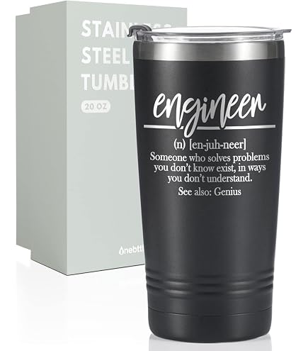 Software Engineer Definition Tumbler - 20oz Vacuum Insulated Stainless Steel, Funny Gift For Engineers, Black - View #7