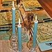 Caspari Straight Taper Dinner Candles in Black - 2 Per Package