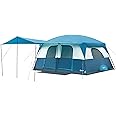 PORTAL 6 | 8 | 10 Person Family Camping Tent with Porch, Big Family Camping Tent with Tall Height, Good Ventilation, Water Resitant Large Tent for Outdoor Camping, Backyard