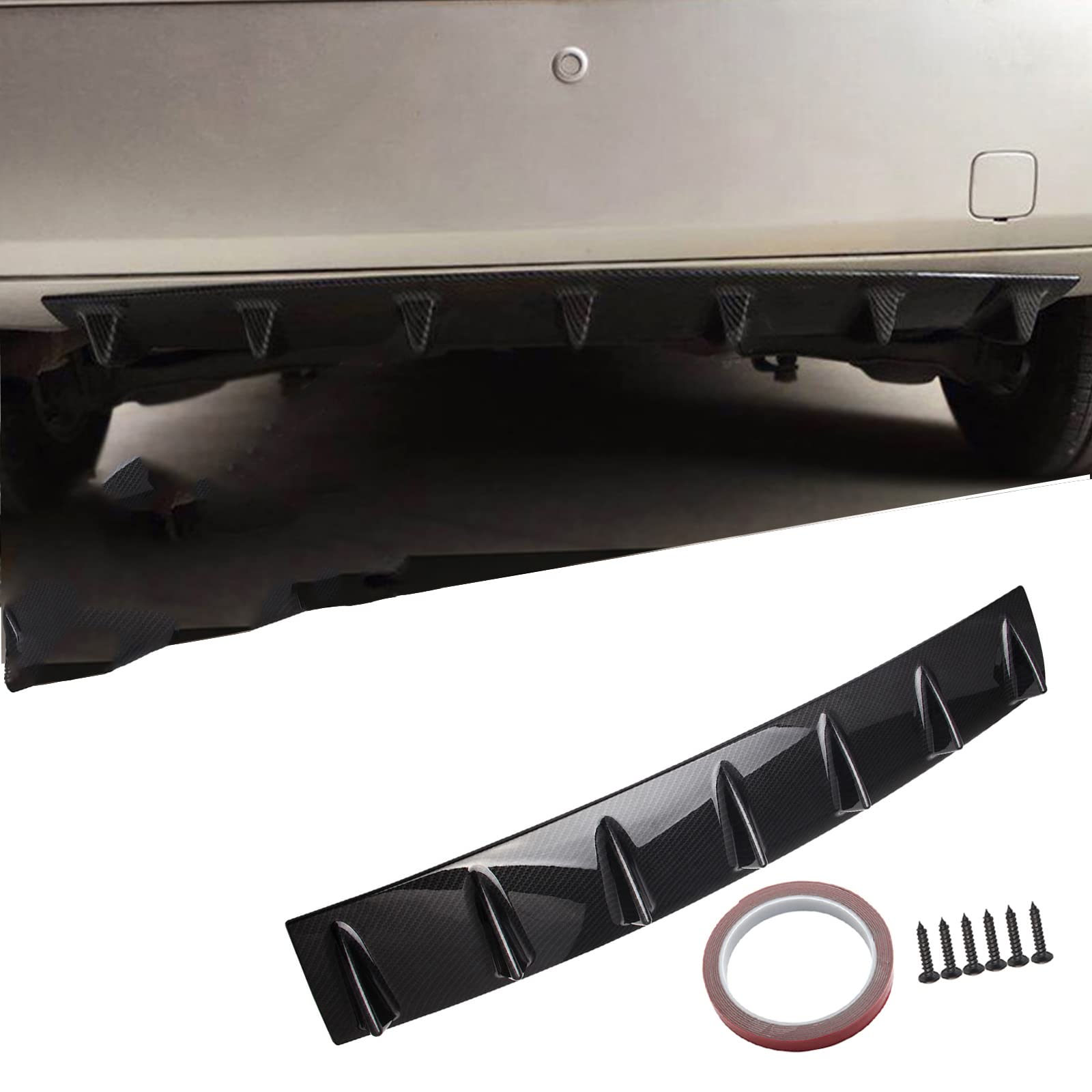 Mua VEHSUN General Purpose Rear Under Spoiler, Rear Diffuser, Rear