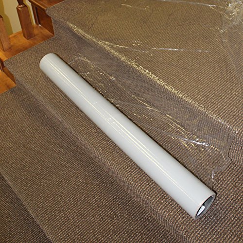 Bob’s Plastic Carpet Protector Film, 24” In x 200’ Ft – Carpet Cover Plastic Floor Protector, Plastic Carpet Protector