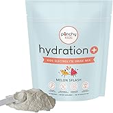 Hydration+ Electrolyte Drink Mix for Kids – Zero Sugar, Immune & Bone Support with Vitamin D, Zinc & K2 – Melon Splash Powder Scoop
