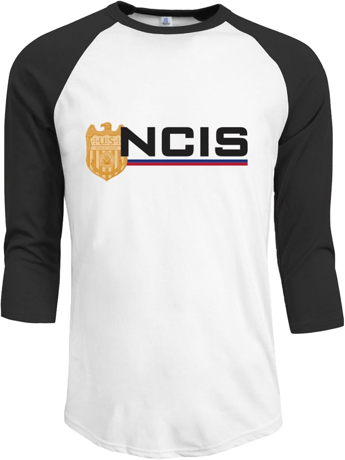 Amazon.com: New NCIS Logo 2013 Men's 3/4 Sleeve Raglan baseball T-shirts XXL Black: Clothing