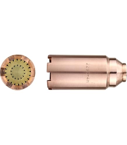 WeldingCity Heavy-Duty Propane/Natural Gas Heating Tip 2290-4H – Size 4, For Harris Torches, 1/2"-25 Thread, Heavy Heating