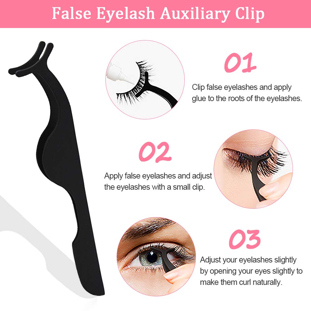 8 in 1 Eyebrow Grooming Set, EBANKU Eyebrow Razor Eyebrow Scissors Eyebrow Tweezer Eyebrow Comb Eyebrow Scraping Nose Hair Scissors Eyelash Curler False Eyelashes Applicator Tool Eyebrow Tools Kit: Beauty