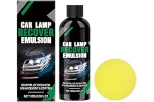 Car Lamp Recover Emulsion, Sun and Rain Defense System, 100ml, Auto Lens Cleaner, SUV Lens Restoration, Scratch Stain Removal