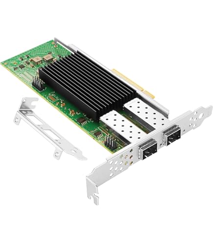 Vogzone 25Gb PCI-E NIC Network Card for Intel E810-XXVDA2, 1GbE