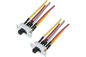 ECSiNG 2Pcs Ceiling Fans Double Row 6 Pin 3 Gears Reverse Direction Switch ZE209