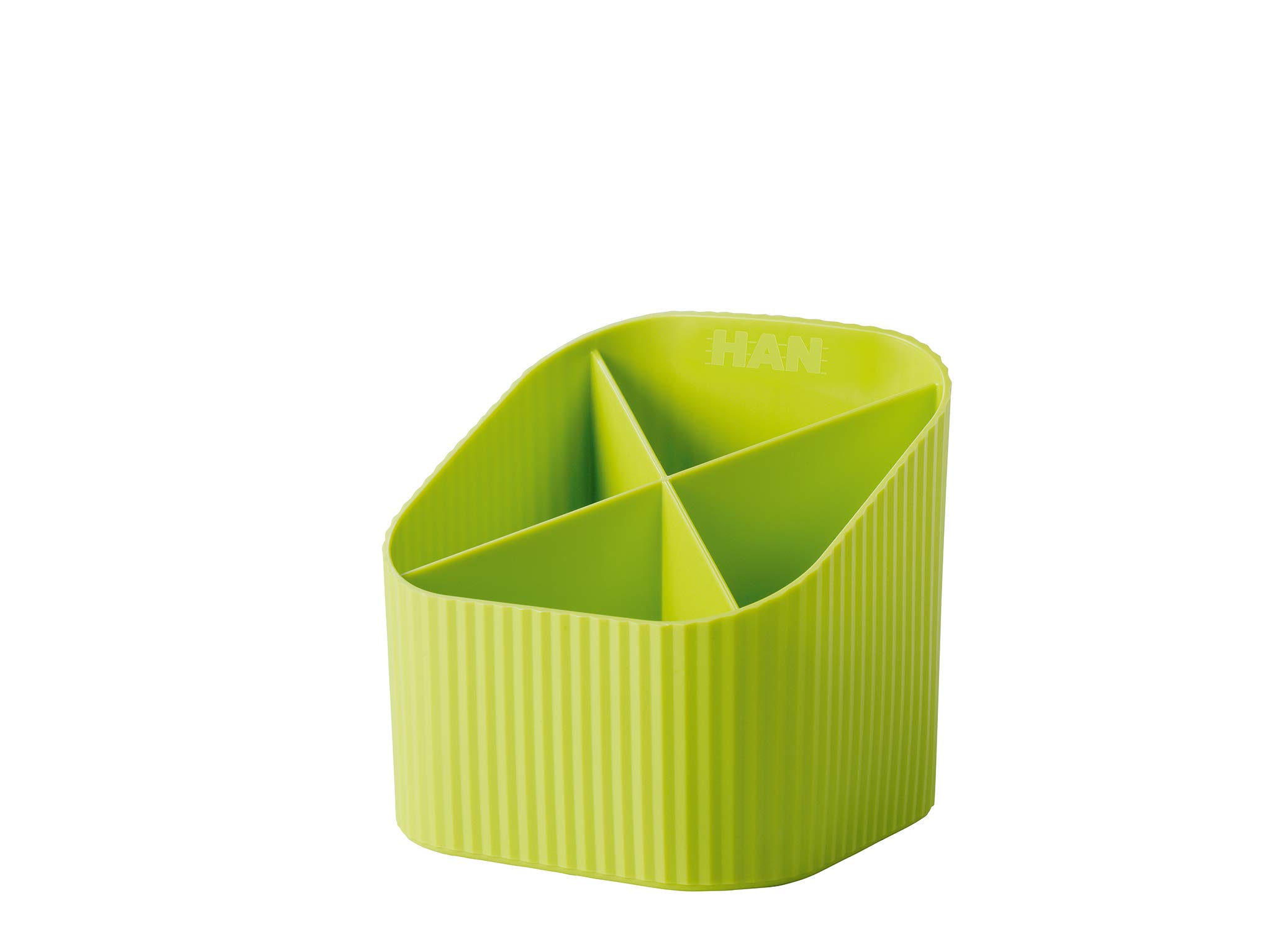 HAN Re-X-Loop Desk Quiver - Say Yes to 100% Recycled Modern Young Design for All Desk Utensils Lemon 17238-950