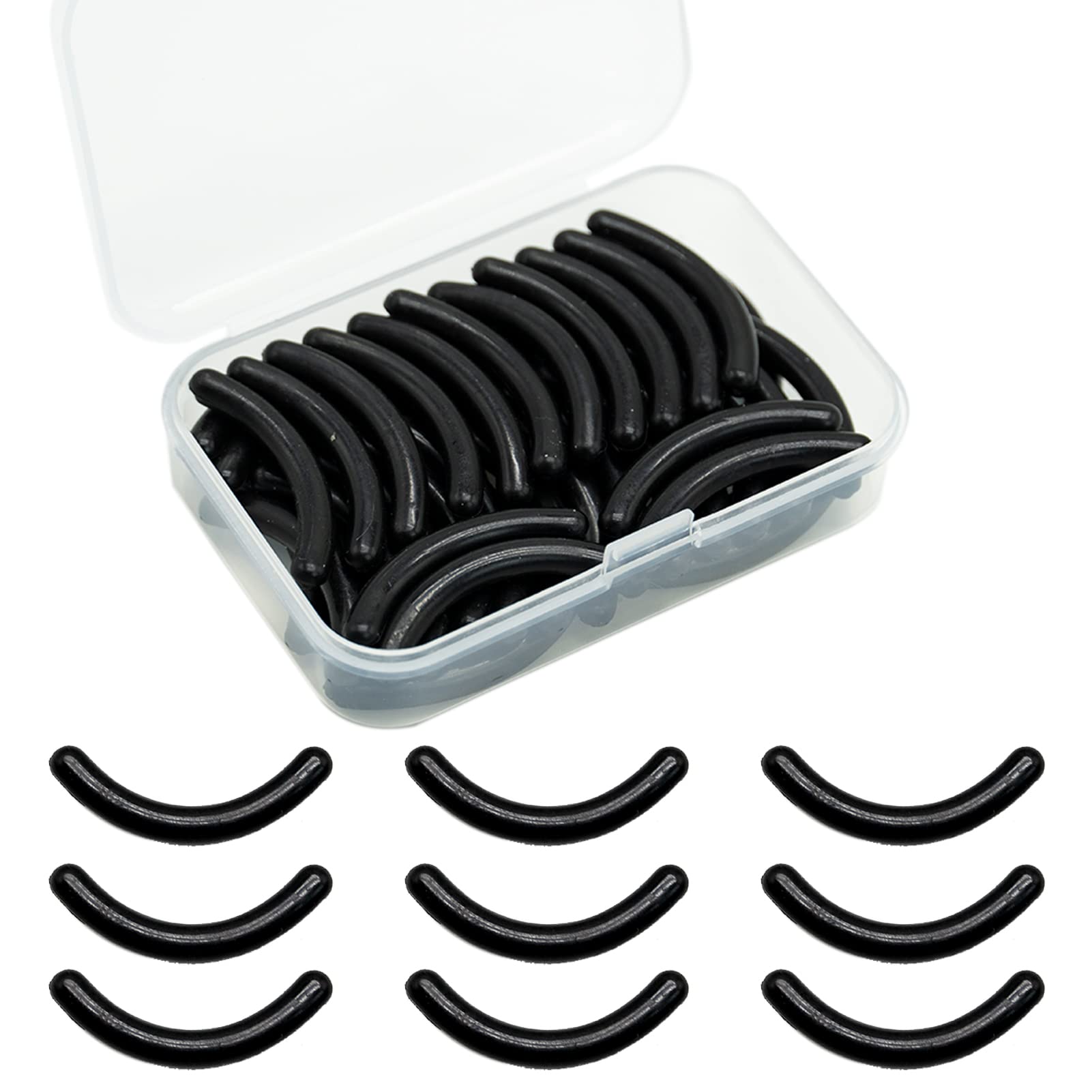 Silicone Eyelash Curler Replacement Pads - Universal 48 Piece Refills