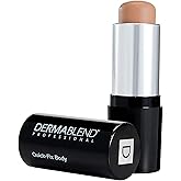 Dermablend Quick-Fix Body Makeup Full Coverage Foundation Stick, Water-Resistant Body Concealer for Imperfections & Tattoos, 0.42 Oz