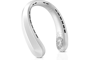 Neck Fan Portable Rechargeable, 3 Speeds with 4000mAh Battery Powered, Personal Cooling Fans for Indoor Outdoor Travel, Gifts