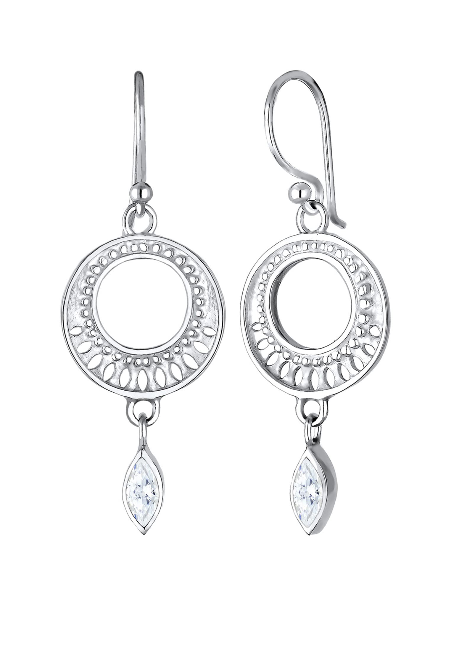 Elli Women Silver Dangle & Drop Earrings - 307452117