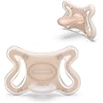 Suavinex Zero Zero Silicone Baby Pacifier w/SX Pro Physiological Pacifier Nipple (0-6M), Light