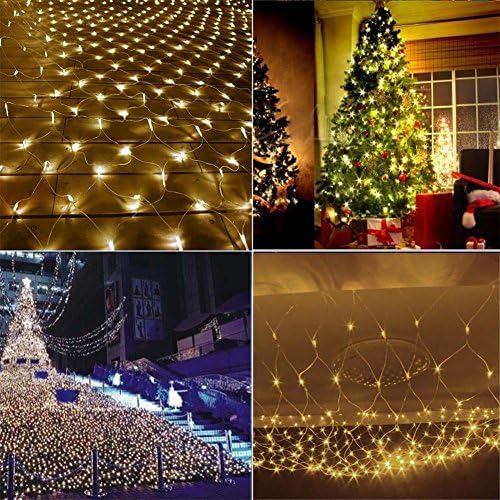 REDOI Christmas Flash Network Fairy Series Lamp Wedding 8 Flash Mode Controller Waterproof (Blue, Warm White) 2 3 M , warm white