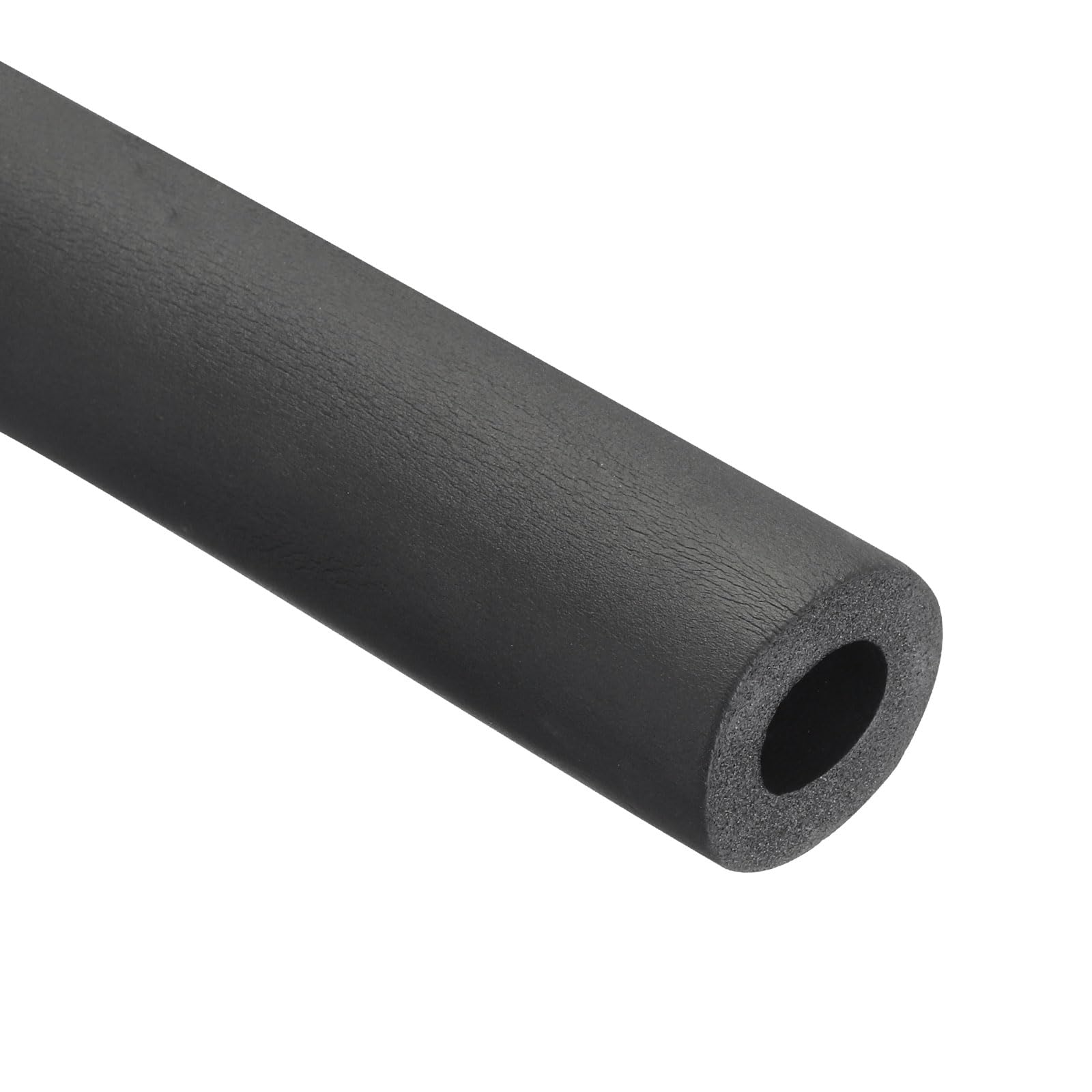 Rebower 16mm ID Pipe Insulation Tubing 9mm Thick Heat Preservation Foam Tube, [for Plumbing Freeze Protection Exercise Handle] - 34mm OD/6ft/Black