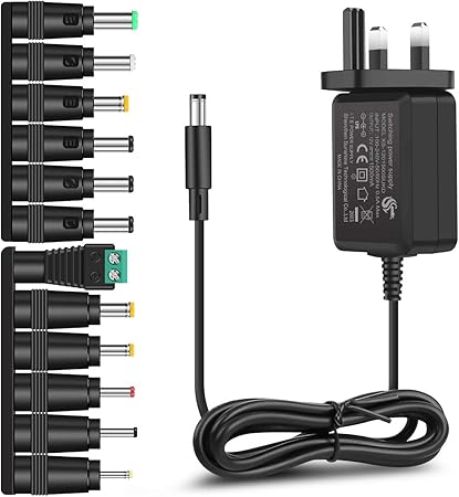 Pryeu 18w Dc Power Supply 12v 1 5a Ac Adapter Wall Amazon Co Uk Electronics