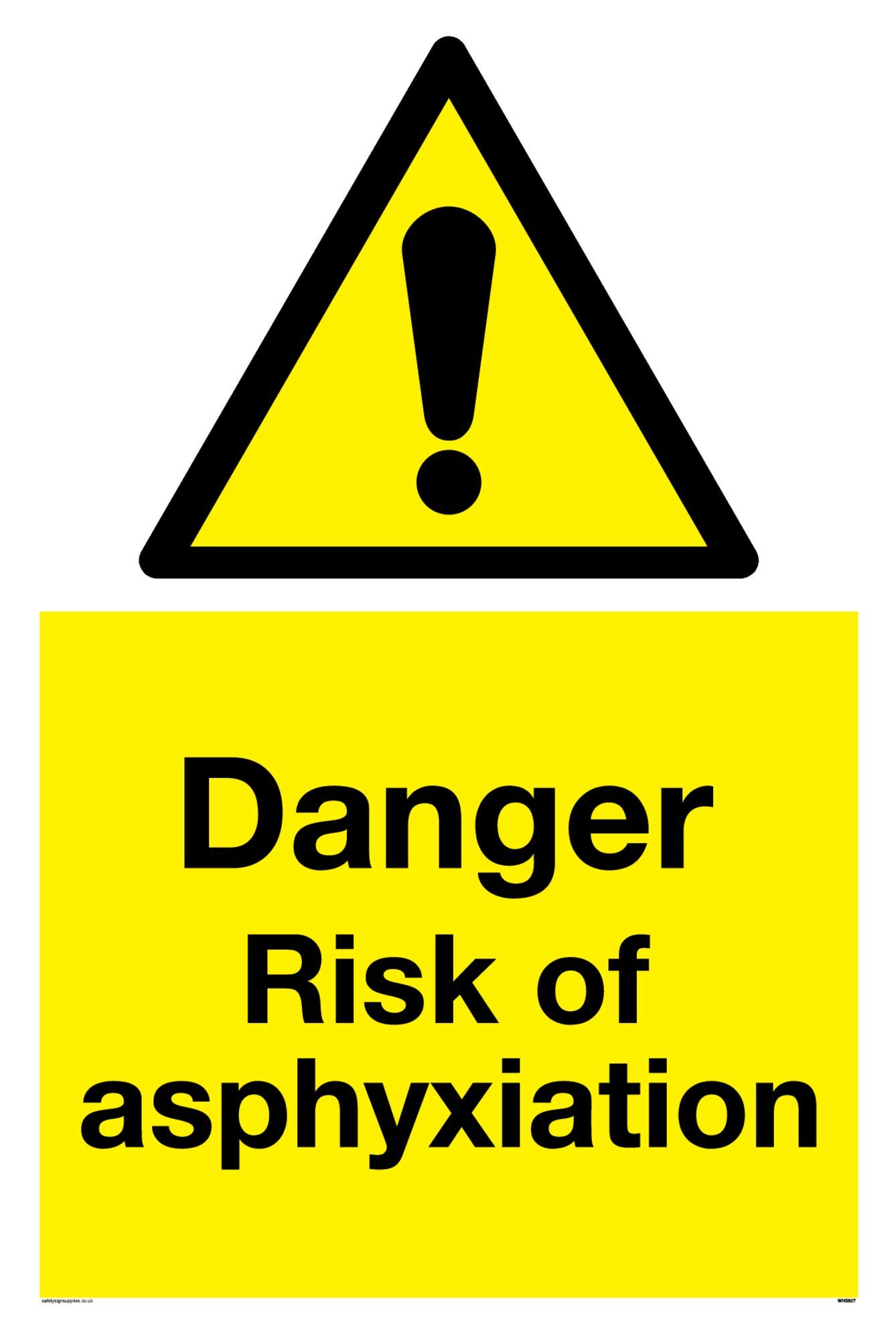 Danger risk of asphyxiation