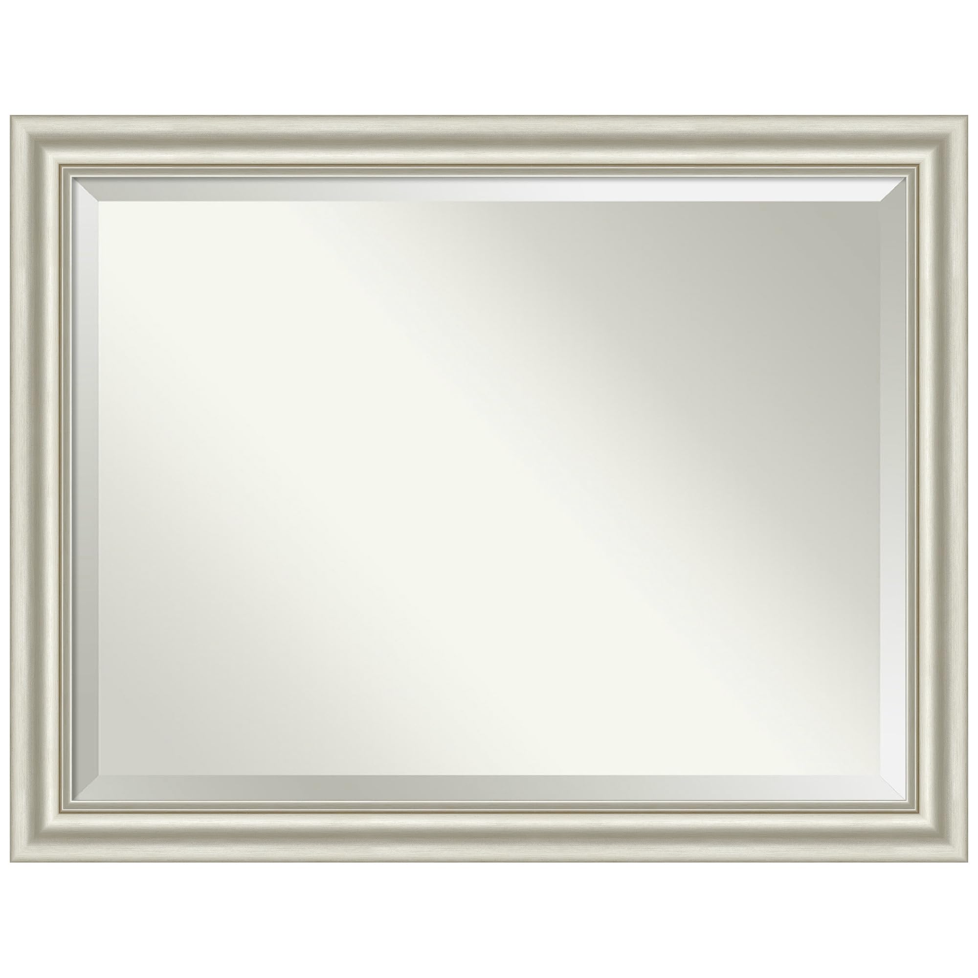 Amanti Art Bathroom Mirror for Over Sink, 36x46 Sophia Silver Rectangle Vanity Mirror, X-Large Traditional Frame, Hangs Horizonally and Vertically, Bathroom Wall Decor, Beveled Edge Image Amanti Art Bathroom Mirror for Over Sink, 36x46 Sophia Silver Rectangle Vanity Mirror, X-Large Traditional Frame, Hangs Horizonally and Vertically, Bathroom Wall Decor, Beveled Edge Image