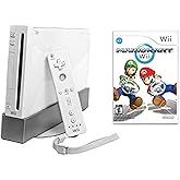 Wii Console with Mario Kart Wii Bundle - White (Renewed)
