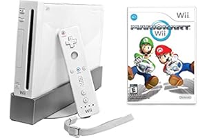 Wii Console with Mario Kart Wii Bundle - White (Renewed) - Bundle Edition