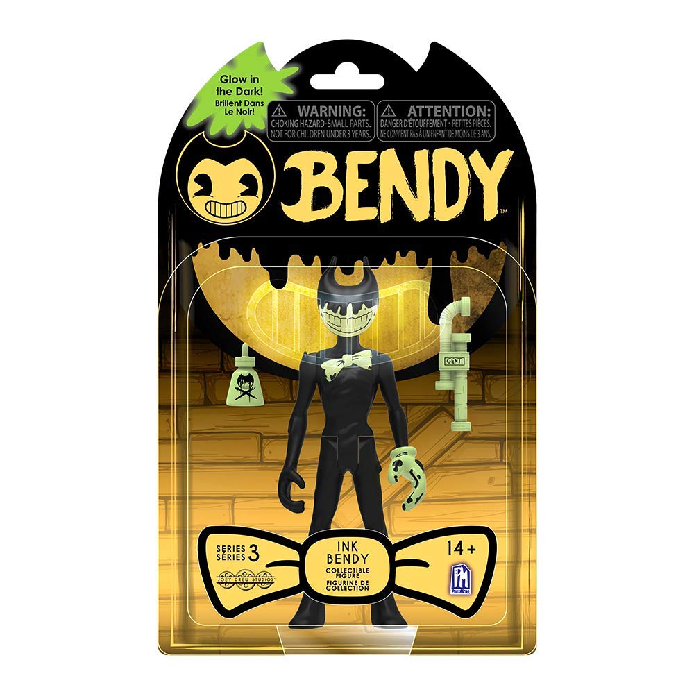Bendy And The Dark Revival Dark Revival 5" GITD Action Figure-Ink Bendy