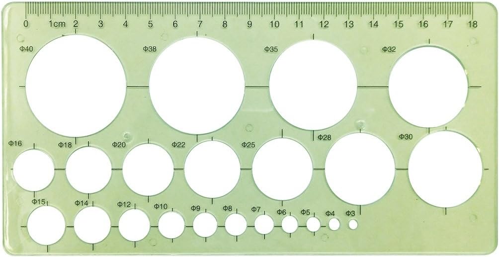 Campus University D219 Circles Stencil