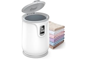 ZAFRO Luxury Towel Warmer Bucket - Smart Timed Hot Towel Warmers for Bathroom with LED Display, 24-Hour Delay, Auto Shut Off & Child Lock, Warms 3 Oversized Towels & Robes for Spa