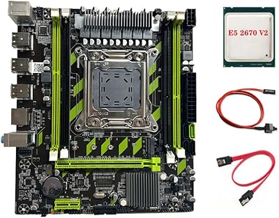 Wresetly X79G LGA2011 Motherboard with E5 2670 V2 CPU & M.2 NVME