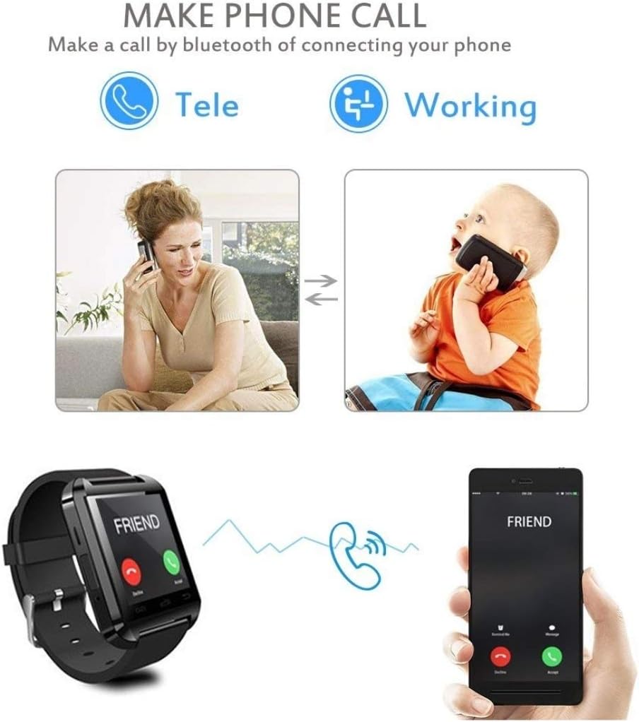 Smart Watch Smartwatch teléfono U8 Bluetooth Reloj Inteligente ...