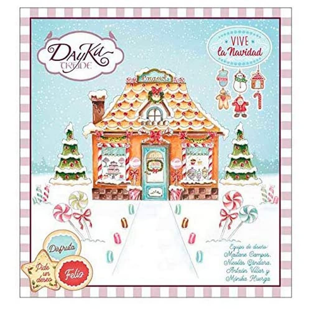 Dayka Trade Scrapbooking Set Live Christmas Dayka 20 x 20 cm, Blue, 20 x 20 x 1
