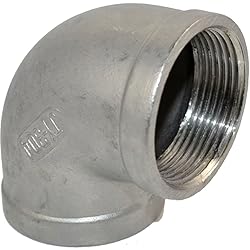 2" NPT Female Stainless Steel 304 90 Degree Elbow