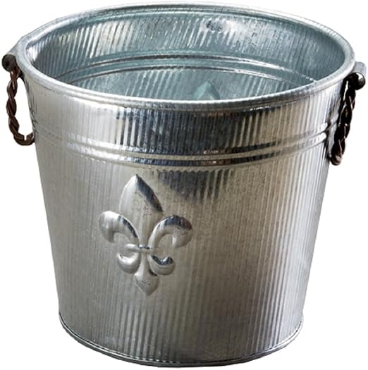 galvanized metal ice bucket