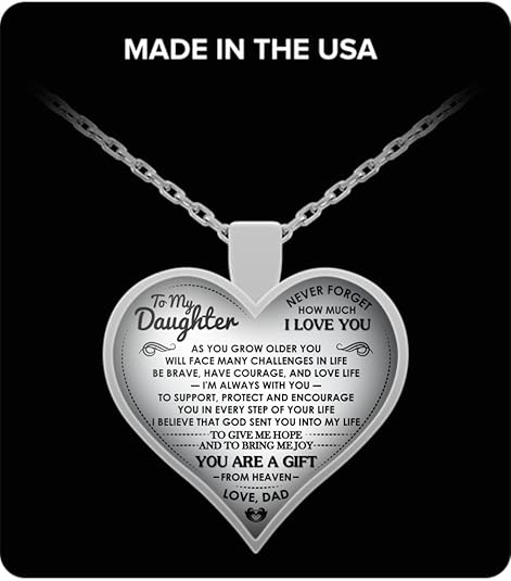 daughter necklace from parents