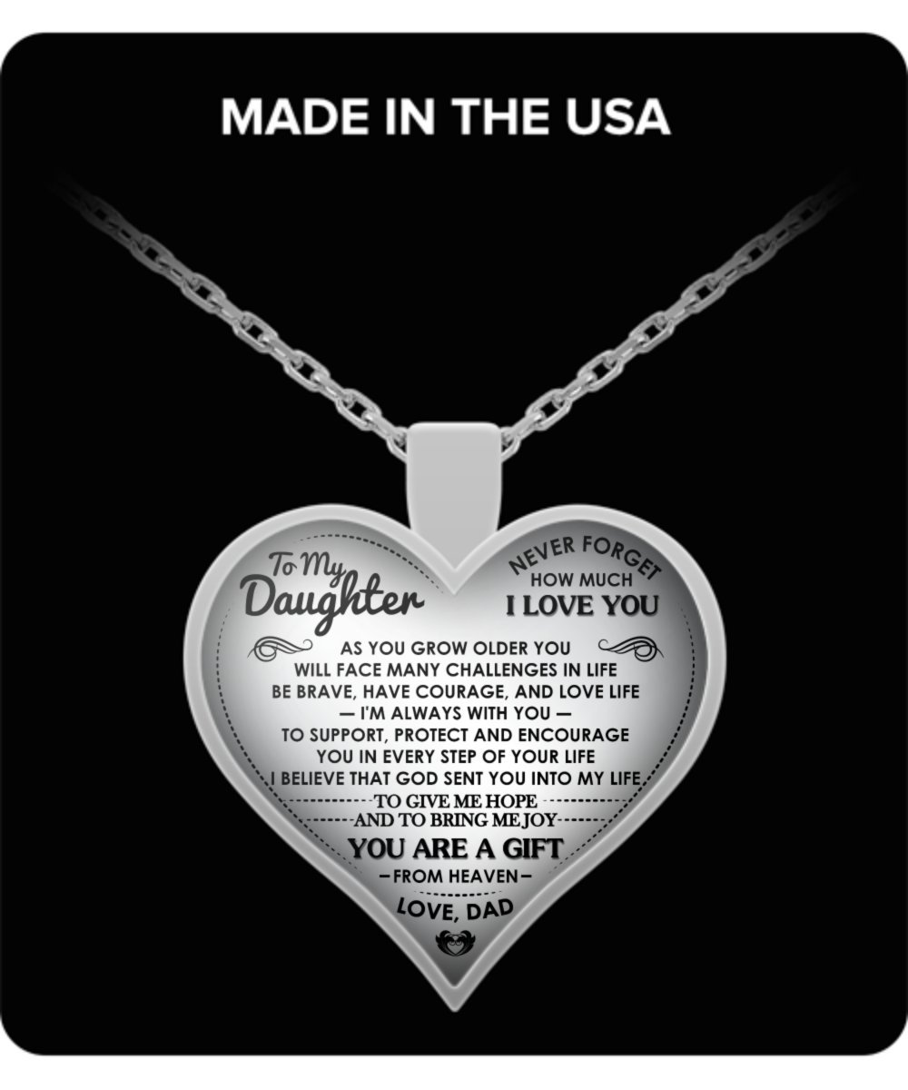 Father Daughter Necklace Chain 
