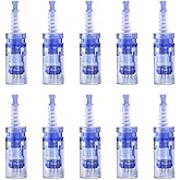 Microneedling Pen Cartridges for Dr Pen Microneedle Machine A6 N2 M5 M7 at Home Use (12 Pin, 10 PCS) 0.25 mm