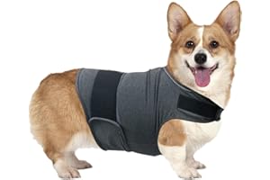 Dog Anxiety Relief Coat, Adjustable Shirts for Dogs Anxiety, Dog Anxiety Vest Jacket for Fireworks, Thunderstorm, Travel, Sep