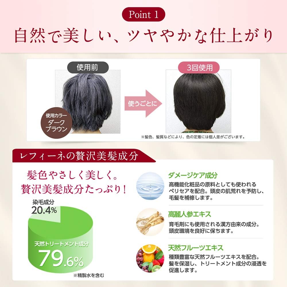白髪染め ナチュラル カラー トリートメント レフィーネ ブラウン ブラック 男性用 女性用 色混ぜ可 ヘアケアギフトセット 300g 2本 艶髪仕上がり マロンブラウン レフィーネ ギフトセット 通販 Amazon