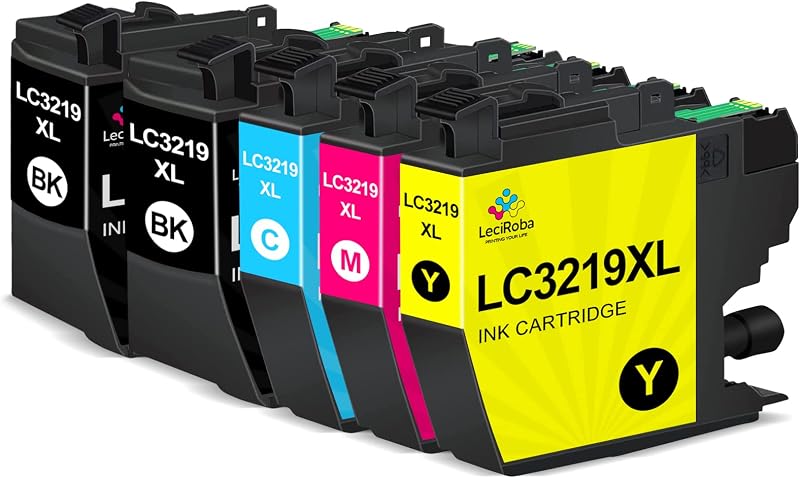 LeciRoba LC3219XL Ink Cartridges Compatible Multipack for Brother MFC-J5330DW