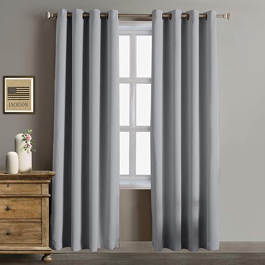 Amazon Com Rose Home Fashion Blackout Curtains Thermal Insulated
