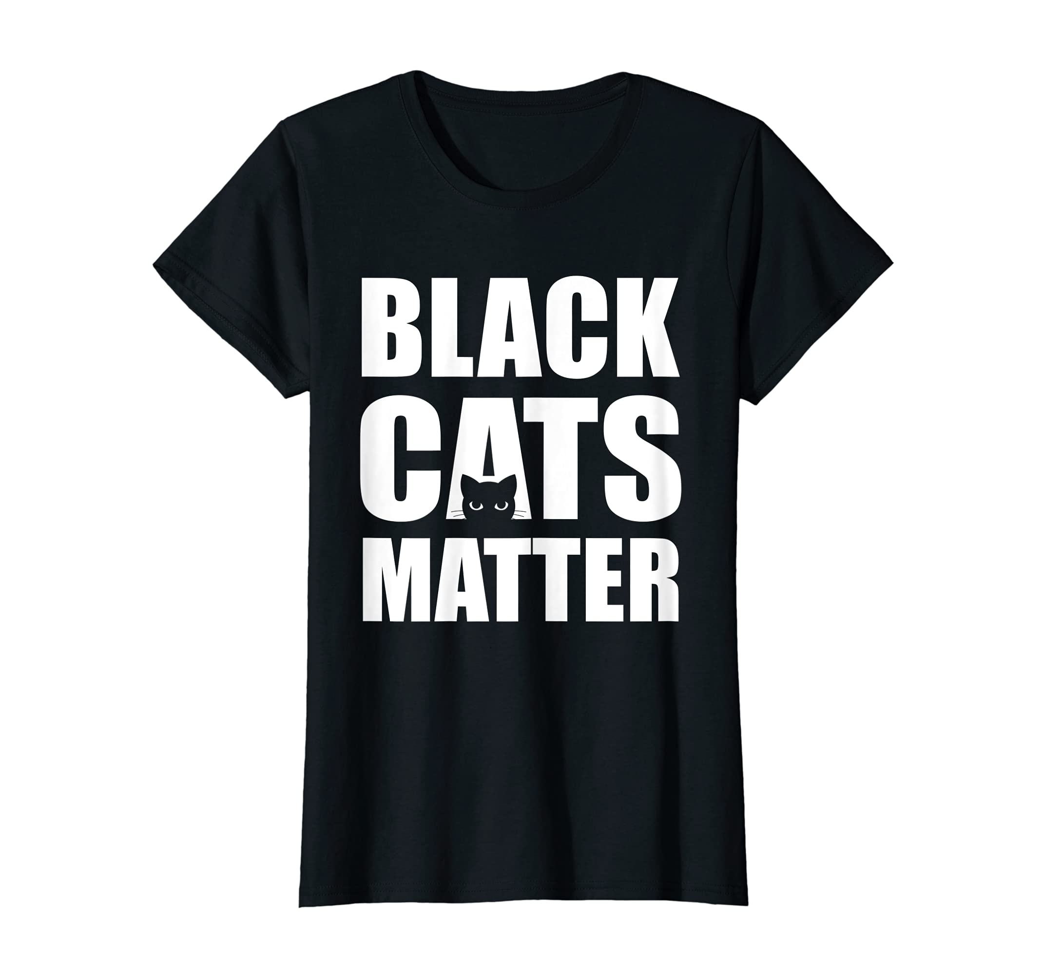 Black Cats Matter funny cat T-Shirt