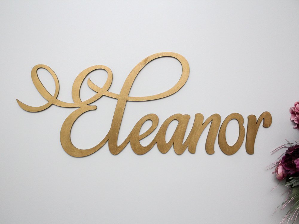 wooden letters for kids room