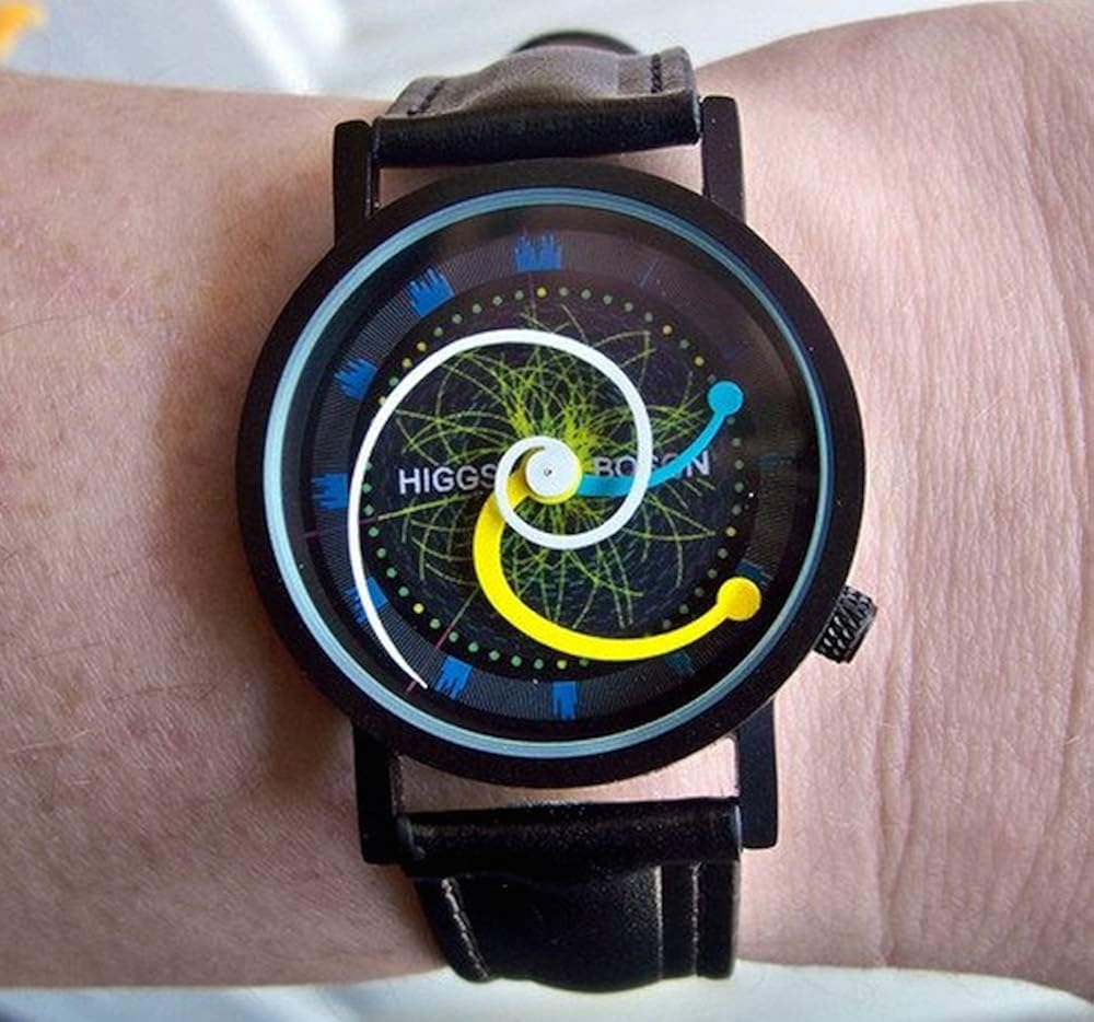 Higgs Boson Large Hadron Collider Unisex Analog Watch Amazon De Uhren