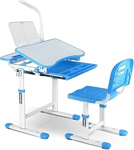 Amazon.com: LAZY BUDDY Kids Desk and Chair Set, Height ...