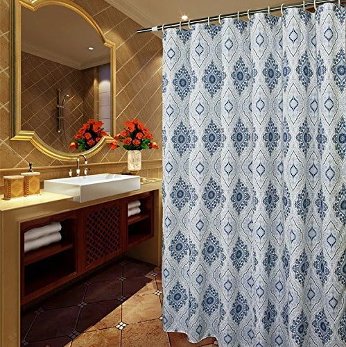 Welwo Extra Long Washable Shower Curtain 78 x 84 Inch Bathroom Shower Curtains