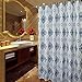 Welwo Stall Shower Curtain or Liner 36 x 72 Inch Waterproof Fabric with 12 Hooks